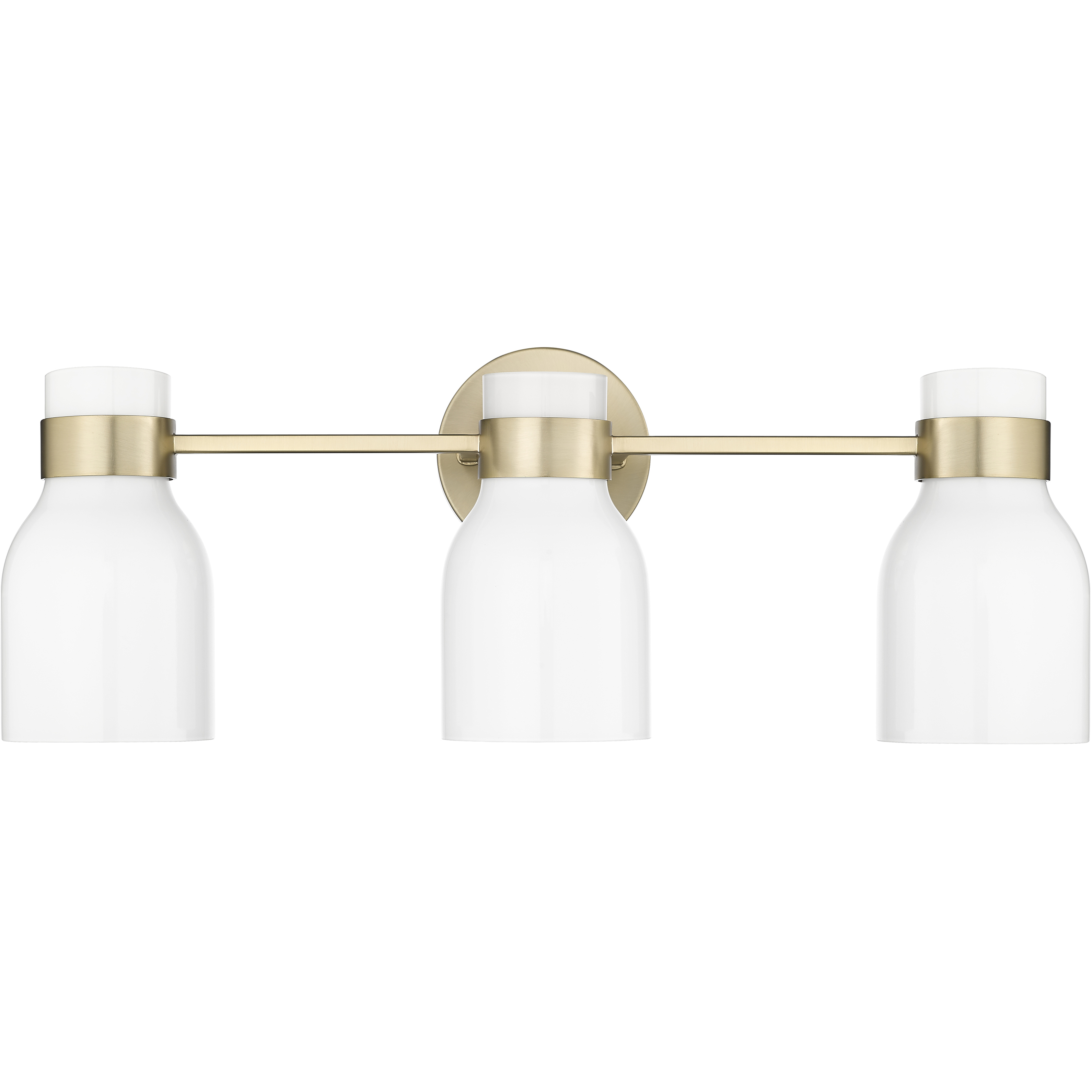 Corella 3 Light 22.4 inch Modern Gold Bathroom Vanity Light Wall Light